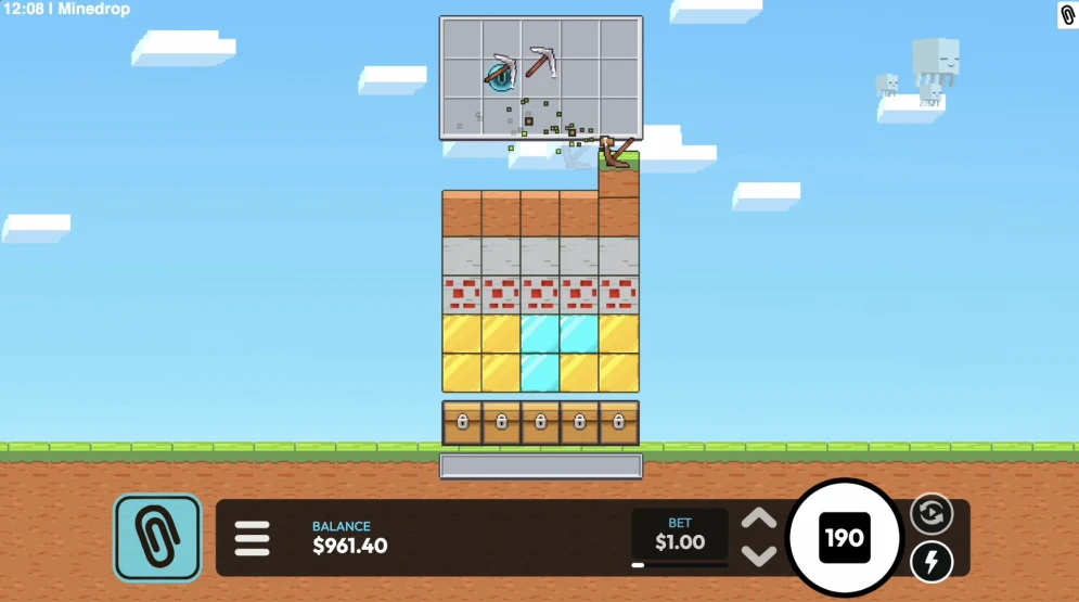 MineDrop gameplay